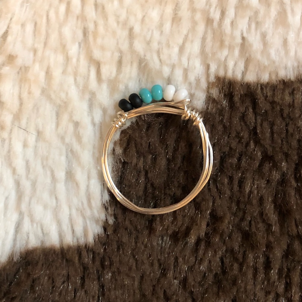 Western Bead Wire Ring